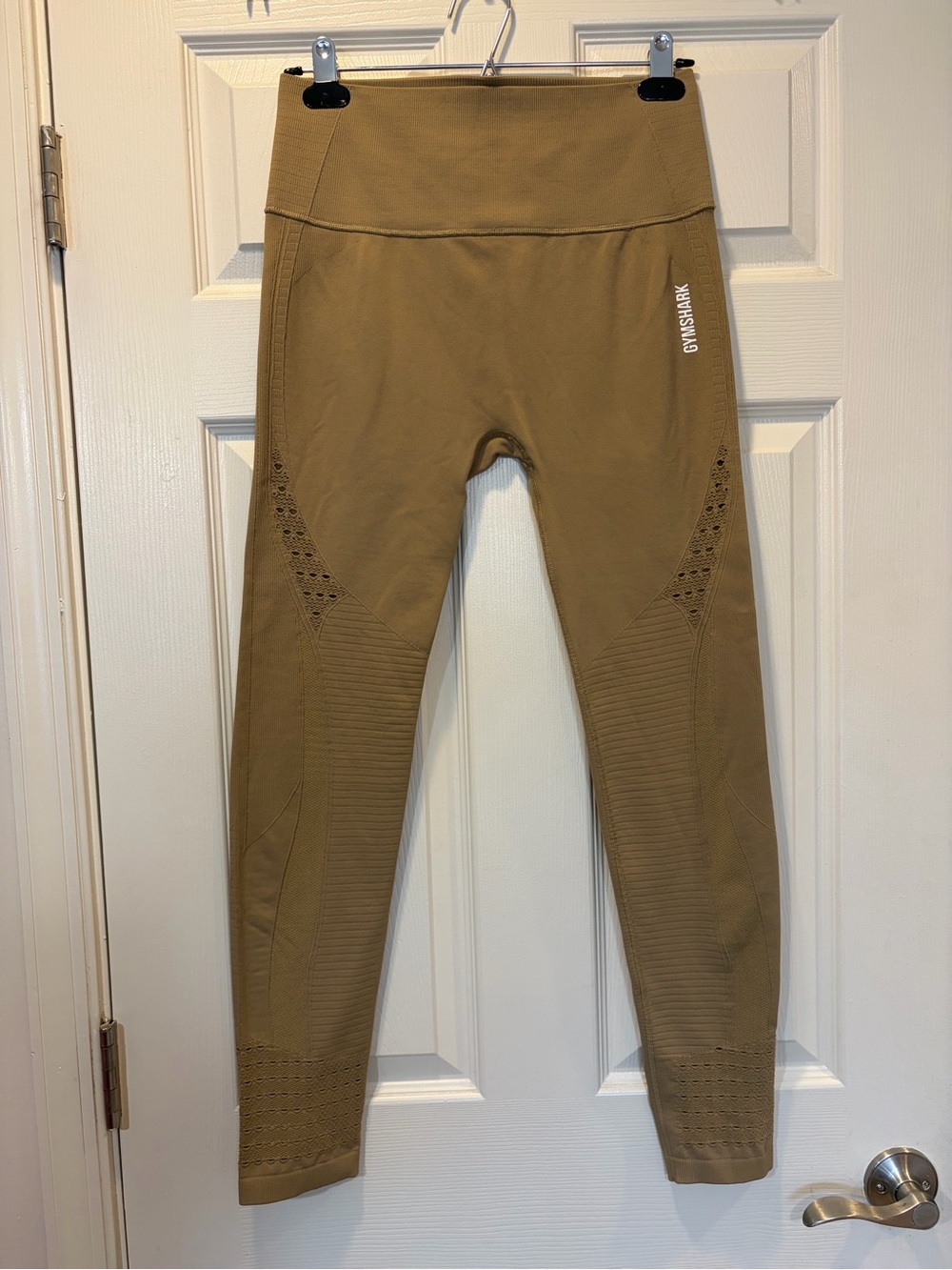 Gymshark Women’s Energy Seamless Leggings Biscotti Brown Size Large